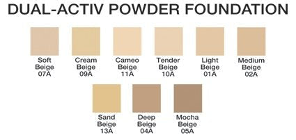 Jolie Dual-Activ Matte Finish Pressed Powder Foundation (Tender Beige)