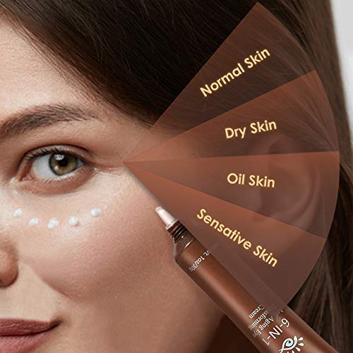 Anti Aging Eye Cream, Retinol Eye Cream Contains Niacinamide and Hyaluronic Acid, Reduces Wrinkles, Puffiness, Crows Feet and Dark Circles, 1 Oz