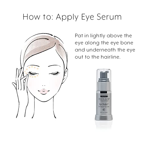 Principal Secret – Reclaim with Argireline – Age Braker EyeFirmation Eye Serum – Aloe & Shea Butter Infused – 0.5 Ounce