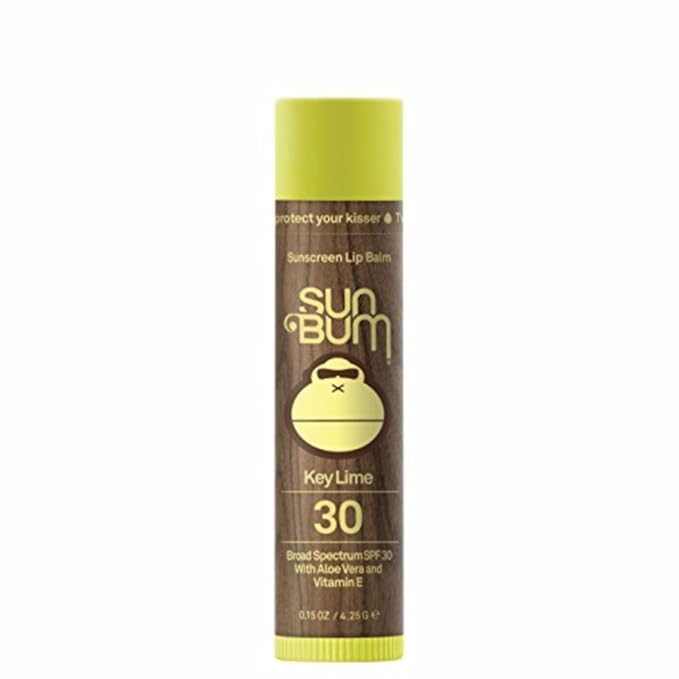 Sun Bum SPF 30 Sunscreen Lip Balm | Vegan and Cruelty Free Broad Spectrum UVA/UVB Lip Care with Aloe and Vitamin E for Moisturized Lips | Key Lime Flavor |.15 oz