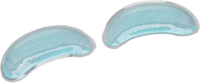 Asixxsix Gel Ice Pack, Reusable Cooling Eye Pads, Hot Cold Compress Leakage Proof Portable Soft and Skin Friendly Under Eye Patches for Dark Circles and Puffiness, Eye Relax