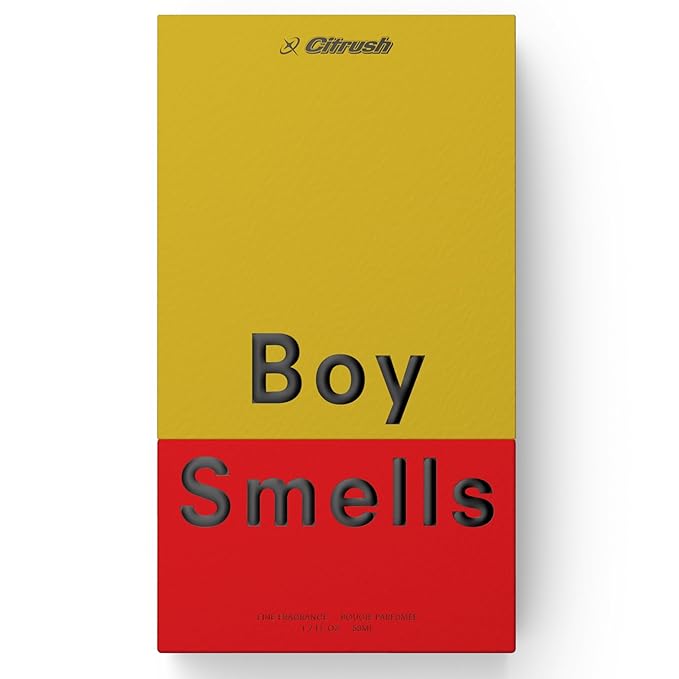 Boy Smells CITRUSH Eau de Parfum – Citrus Woody Fragrance with Pomelo, Black Pepper & Ripe Musk – Long-Lasting Unisex Perfume for Elevated Bliss – 50ml