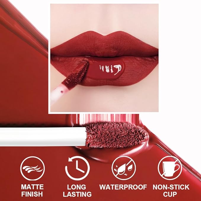 12Pcs Liquid Lipstick Makeup Set, Shades with 4Pcs Metallic Color Lipstick, 4Pcs Hydrating Lip Oil and 4Pcs Longwear Waterproof Matte Lipstick Gift Kit for Women (SET C)