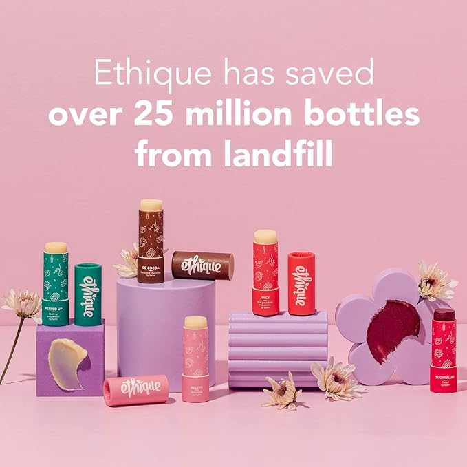 Ethique So Cocoa Nourishing Lip Balm - Plastic-Free, Vegan, Cruelty-Free, Eco-Friendly, 0.32 oz (Pack of 1)