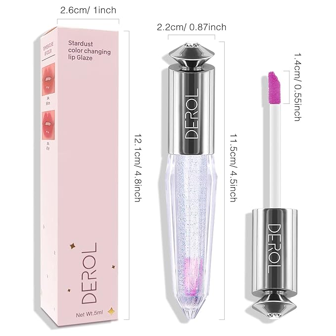 Color Changing Clear Liquid Blush for Cheeks and Lips, Moisturizing Multi-use Rouge Blush Gel, Magic Tinted Balm Waterproof Transparent Cream Liquid Blush, Glossy Shiny Finish Korean Blush Makeup -5ml