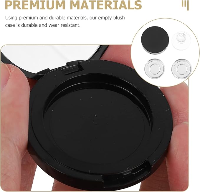 FOMIYES Eyeshadow Pallets Makeup Storage Organizer Box Empty Loose Powder Blush Container Empty Blush Case Loose Powder containers Compact Container: Reusable Eyeshadow Pallets Makeup Pallet