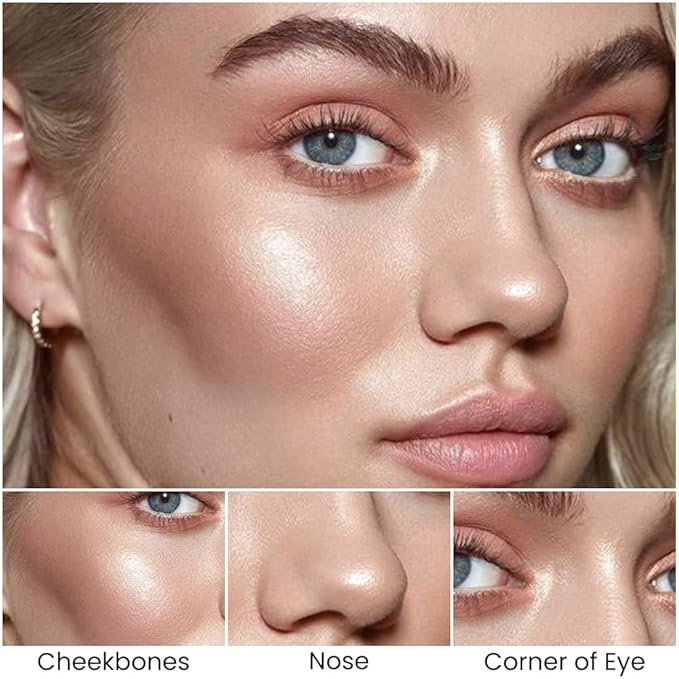 evpct 2in1 Face Shaping & Contouring Stick Cream Contour Concealer Bronzer Stick Makeup Kit for Beginner Face Highlighter Makeup Stick contorno maquillaje de maquillaje profesional, 01 NEW Fair