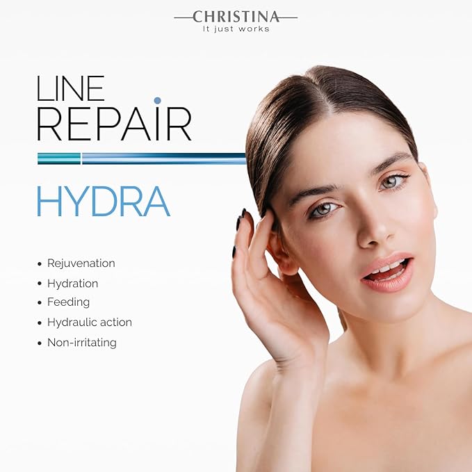 Christina Line Repair Elastin Collagen Cream for Face with Hyaluronic Acid | Face Repair Cream Nourishes and Replenishes the Skin 60ml / 2 fl.oz