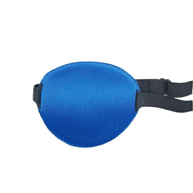 3 Pack Eye Patch Strabismus Adjustable Eye Patch Eye Mask Buckle Adults and Kids Blue