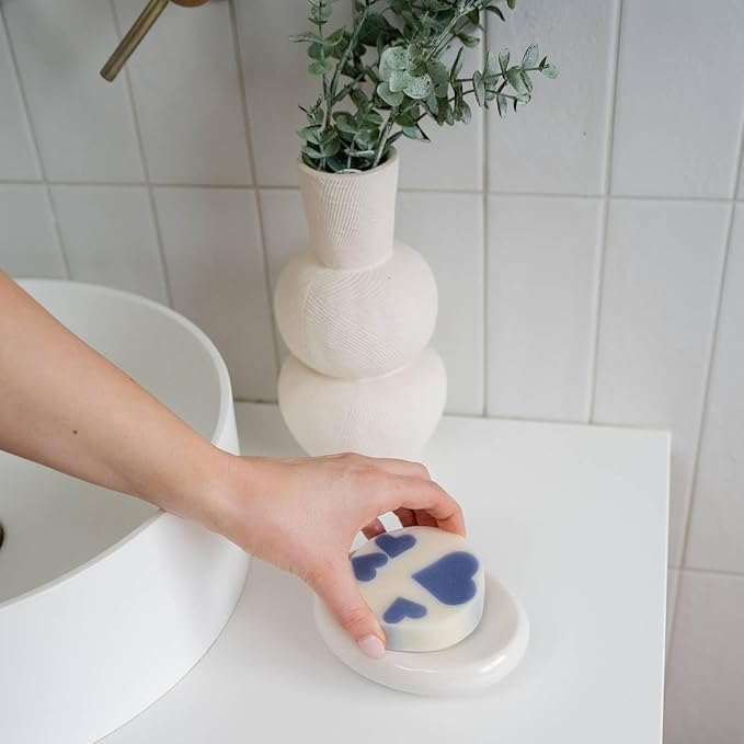 ANIHANA Handcrafted Natural Soap with Coconut Oil, Gentle Cleansing, Paraben Free, Refreshing Lavender Love Scent, 4.23 oz