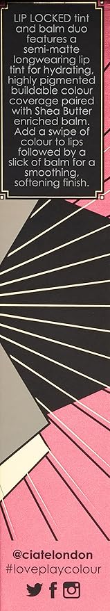 Ciate London Lip Locked Tint and Balm Lip Duo, 305/Fuchsia