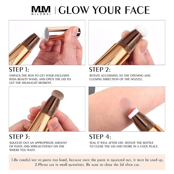 3 Color Contour Beauty Wand, Highlighter ,Blush,Face Concealer Contouring With Cushion Applicator Long Lasting & Smooth Matte Finish Liquid Illuminator Makeup Stick .01 Contour+03 Cherry Red+04 Pear White