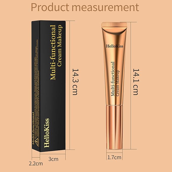 Contour Beauty Wand, Multi-Use Liquid Contour Wand Makeup for Face Cheeks, Natural Matte Finish Shading Bronzer Stick With Cushion Applicator(#01 Contour Brown)