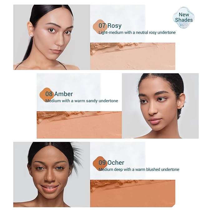 FLORASIS Breathable Loose Setting Powder, Flawless Jade Lightweight Long-Lasting Makeup Powder for Face (09 Ocher)