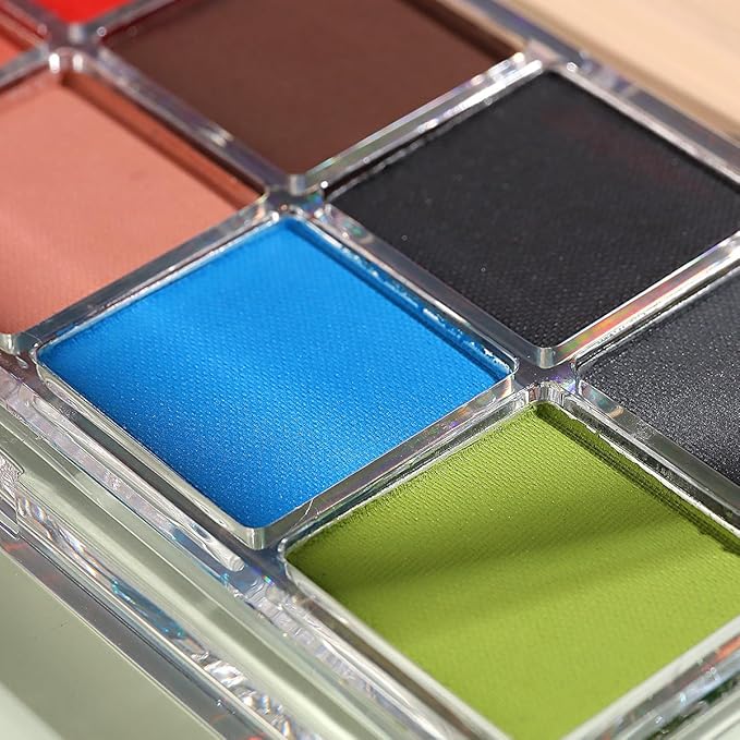 10 Colors Solid Neon Phosphor Nail Powder Set Fluorescent Gradient Iridescent Pigment Powder Glitter Dust Kit for Gel Polish Nail Art Decorations