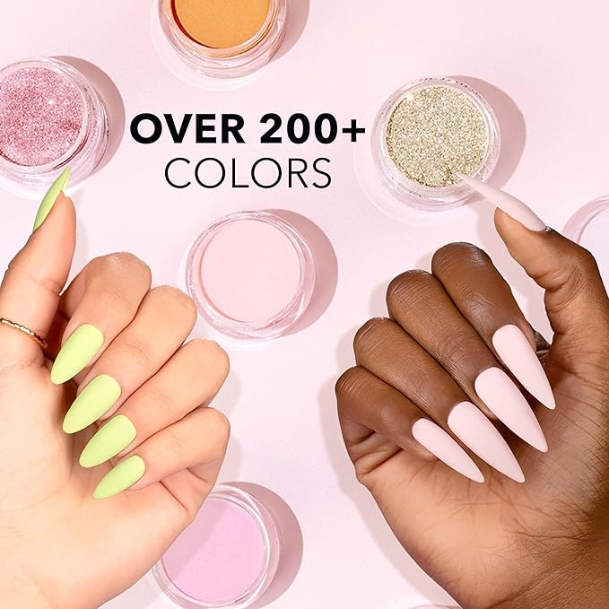 Kiara Sky Long Lasting Nail Dip Powder Pink Tones 1 oz, Love At Frost Bite