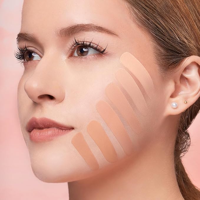 Beauty Amorus Cloud Blur Matte Balm Foundation, Full Coverage, Creamy Smooth Made in Korea, K-Beauty, Even Buildable Texture, Patch Free, Easy to Blend (Ivory, 0.3 oz)