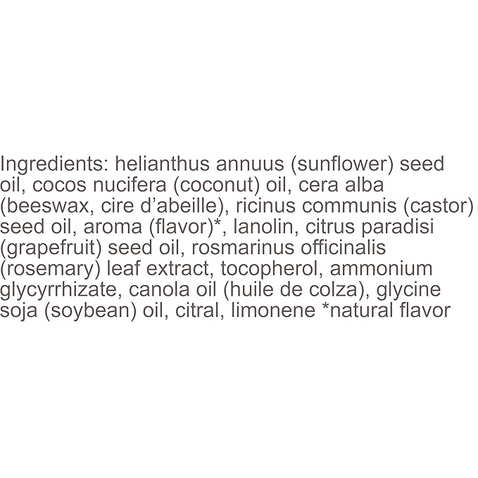 Burt's Bees 100% Natural Moisturizing Lip Balm, Pink Grapefruit with Beeswax & Fruit Extracts, 1 Tube