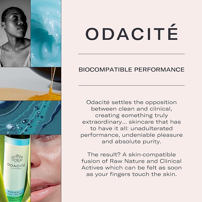 Odacité Anti Aging Serum Concentrate with Camelina + Chamomile, For Sensitive Skin Glow - Lightweight and Hydrating Facial Oil for Redness, Sensitivity & Irritation - 0.17 fl. oz