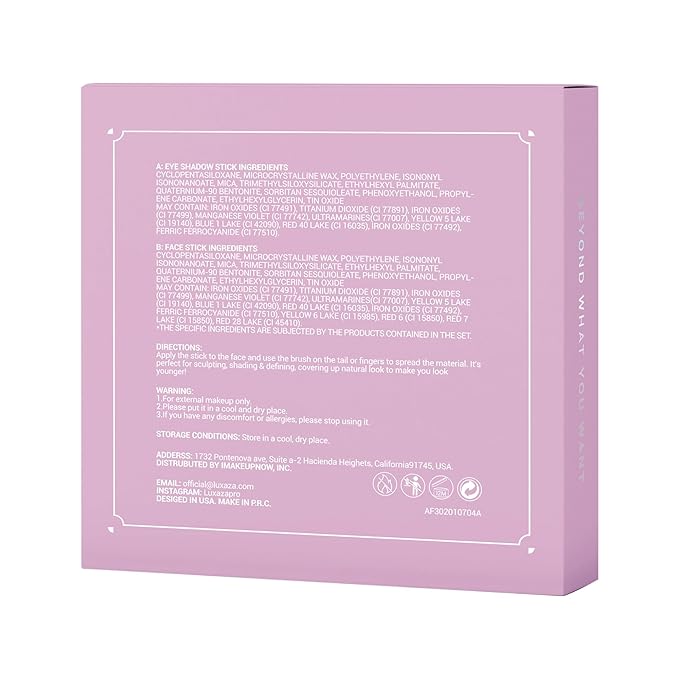 Blue Eyeshadow Stick Makeup 6PCS Set, Dark Blue Brown Metallic Shimmer Matte Cream Eye Shadow Eyeliner Brightener Pencil Crayon - JEANS BLUE