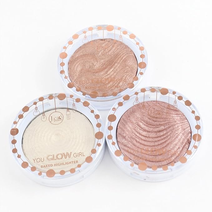 J.CAT BEAUTY You Glow Girl Baked Highlighter - White Goddess