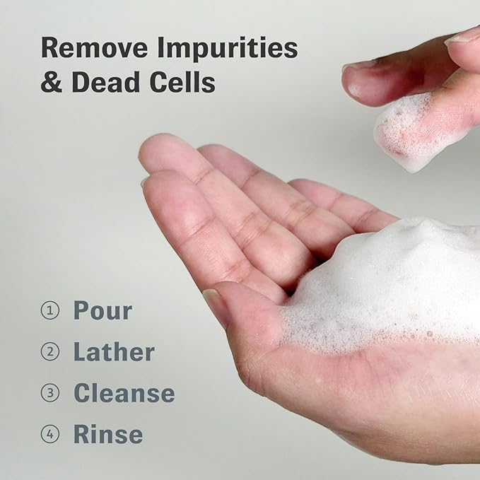 BIOCHEM Beauty Filter Powder Face Wash with Fruit Enzyme, Daily Wash with Papaya & Pineapple Enzyme, Gentle Plant-Based Low pH Exfoliator Cleanser for Women & Men, Sensitive Skin (1.59 fl oz / 45 g)