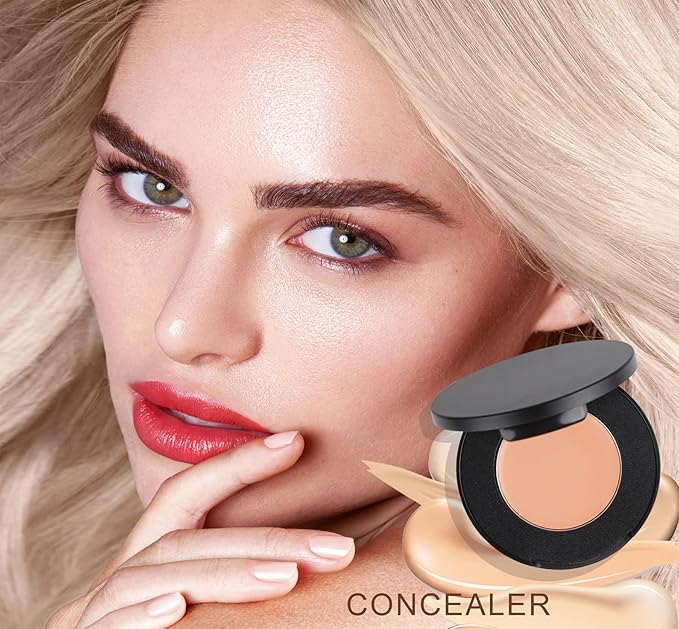 Cream Concealer Corrector Correcting Contour Makeup Set under Eye Concealer Cream Kit for Dark Circles and Blemish 22