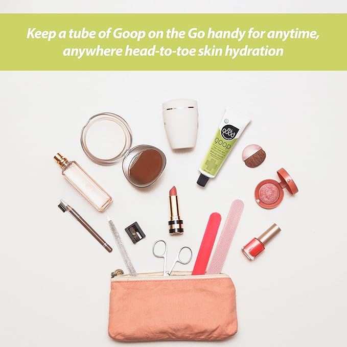 All Good Goop on the Go - Chafing Cream, Dry Skin Salve, Cracking Lip Moisturizer - Soothes, Hydrates & Calms - Travel Size Recovery Balm 1oz