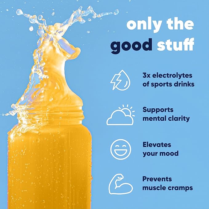 IQMIX x Chef Thomas Keller - Hydration Electrolyte Powder – 4-in-1 Formula for Hydration, Mental Clarity, Mood and Recovery – Sugar-Free, Keto, Magnesium L-Threonate, Lion’s Mane – 20 Count Yuzu Mango