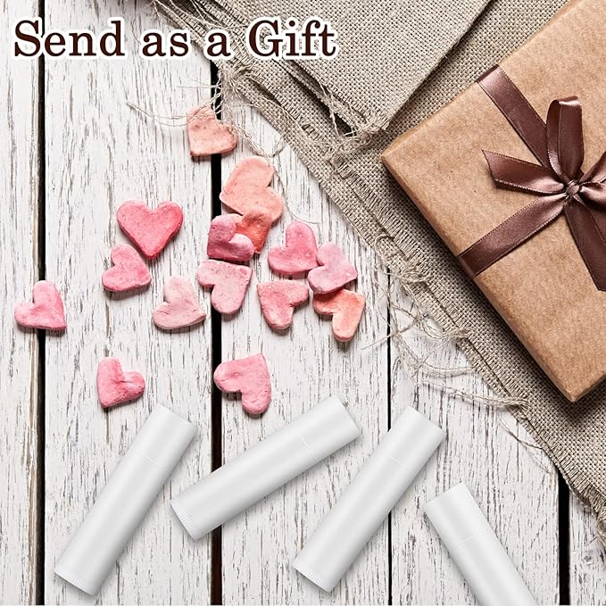 400 Count Lip Balm Bulk with Jasmine, Cherry, Lemon, Blueberry, Rose Flavors Lipstick Prevent Dryness and Chapping Natural Moisturizer For Dry Lips, Unlabeled Filled