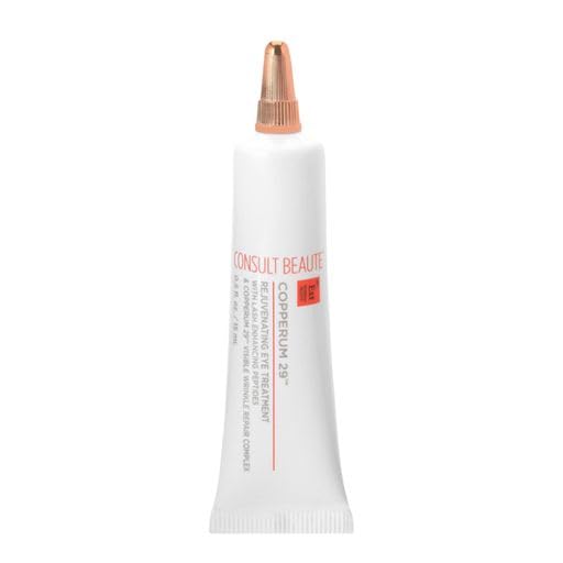 Consult Beaute Copperum 29 Rejuvenating Eye Treatment 0.5 oz. - Copper Peptides - Improve Appearance of Lines and Wrinkles - Hydrates Skin - Eye Lash Enhancing Serum
