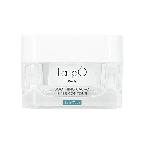 "La pO Paris Cacao Enriched All-In-One Eye Contour - Ultimate Dark Circle and Puffiness Defense with Firming Power."
