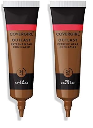 COVERGIRL Outlast Extreme Wear Concealer, Deep Golden 877, Pack of 2