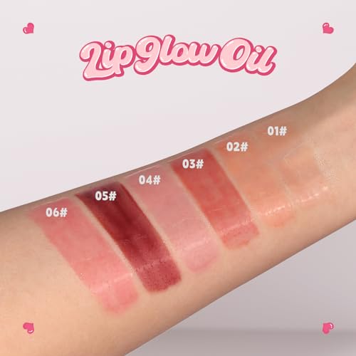 Lip Plumper Raspberry (0.19 Fl. Oz.) Lip Gloss Natural Lip Oil 2in1 Lip Care Serum for Beautiful Fuller-Looking Lips, Hydrating & Reduce Fine Lines