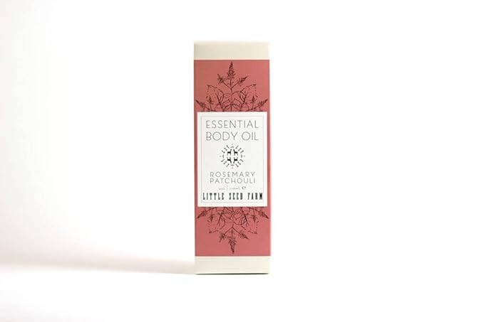 Little Seed Farm Essential Body Oil, Rosemary Patchouli, 4.0 Ounce