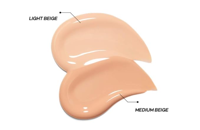 GIVERNY Milchak Cover Foundation Cushion with Refill #23 Medium Beige - Moist Finish for All Skin Types - Flawless Coverage Face Makeup - Lightweight Formula for Satin Glass Texture, 0.4oz x 2