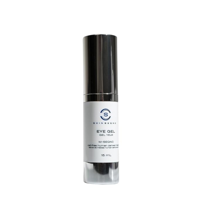 M-SEQNC Eye Gel | Advanced Eye Gel | Cell-Free Technology for Delicate Skin | Reduces Signs of Aging + Dark Circles | Innovative Formula to Promote Visible Results | 15ml