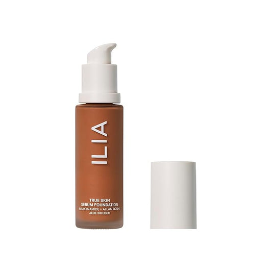 ILIA - True Skin Serum Foundation | Non-comedogenic, Cruelty-Free, Vegan, Weightless Feel, Buildable Coverage, Safe For Sensitive Skin (Kapiti SF12)