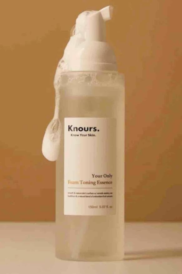 Knours. Soothing & Antioxidant Toner Essence, Rose Water Centella Asiatica Fruit Extracts Clean Beauty (150ml 5.0 fl. Oz.)
