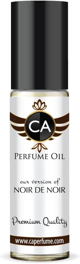 CA Perfume Club Impression of Noir De Noir For Women & Men Body Oil Fragrance Roll-On 0.3 Fl Oz/10ml