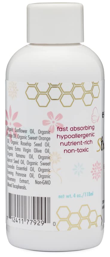 Era Organics Organic Stretch Mark Oil for Pregnancy - Extra Moisturizing Belly Oil for Pregnancy - Pregnancy Oil to Prevent Stretch Marks - Pregnancy Must Haves