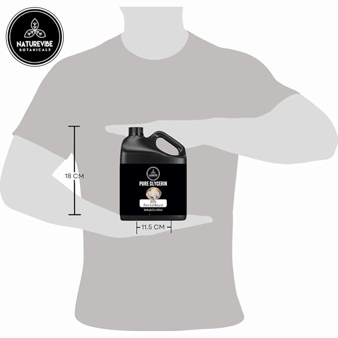 Naturevibe Botanicals Glycerine Liquid Oil 32 Ounces | 100% Pure and Natural | Great for Skin Care and Hair Care