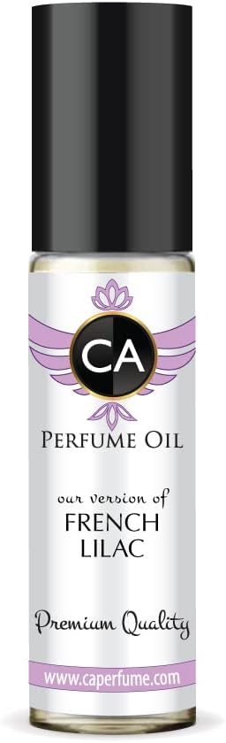 CA Perfume Impression of Emra French Lilac For Women Replica Fragrance Body Oil Dupes Alcohol-Free Essential Aromatherapy Sample Travel Size Concentrated Long Lasting Attar Roll-On 0.3 Fl Oz/10ml