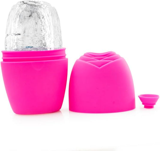 LATME Ice Cube Roller for Face Eyes,Reusable Silicone Ice Mold,Womens Gifts,Face Massager Roller Puffiness Migraine Pain Relief and Minor Injury