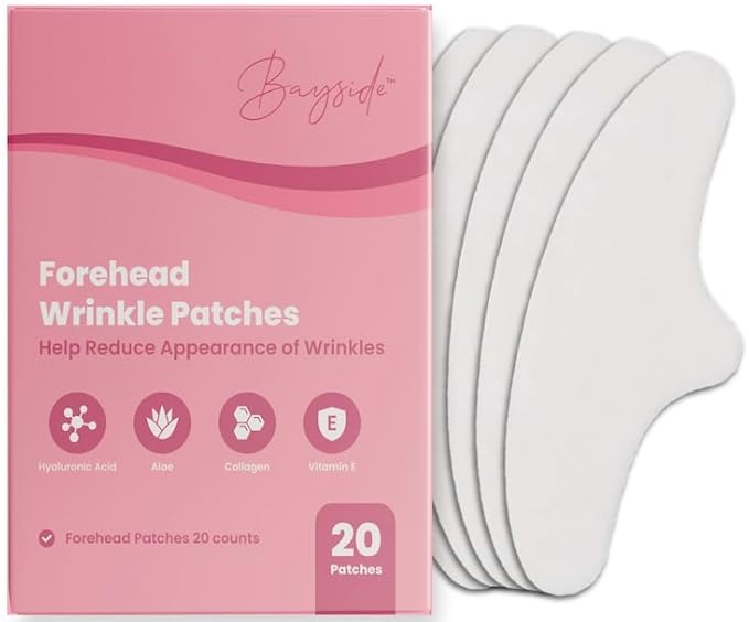 Forehead Wrinkle Patches | Anti-Wrinkle Facial Patches for Fine Lines | Overnight Wrinkle Filler & Deep Line Treatment | Disposable Face Tape for a Youthful, Firmer, and Smoother Appearance | 20 Count