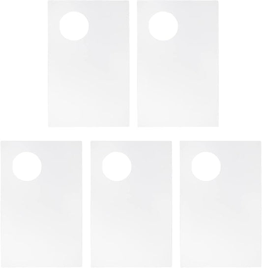 5 PCS Makeup Palette Without Spatula,2.76x4.33 Inch Acrylic Cosmetic Palette Mixing Tray Apply for Eye Shadow Nail Art Pigment Blending (Rectangle