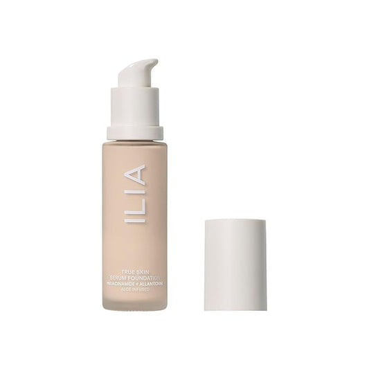 ILIA - True Skin Serum Foundation | Non-comedogenic, Cruelty-Free, Vegan, Weightless Feel, Buildable Coverage, Safe For Sensitive Skin (Sable SF.5)