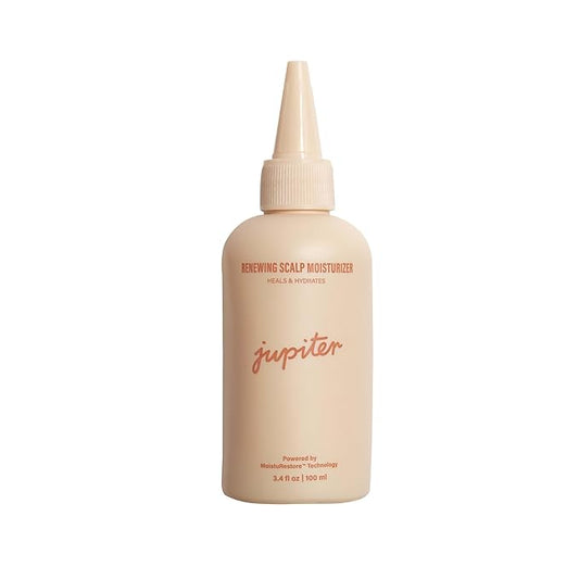 Jupiter Renewing Scalp Moisturizer, Hydrating Leave-On Treatment, for Dry, Itchy Scalp, Aloe Vera, & B Vitamins, Color-Safe, Vegan, Fragrance-Free, Paraben, Phthalate, & Sulfate-Free, 3.4 fl oz