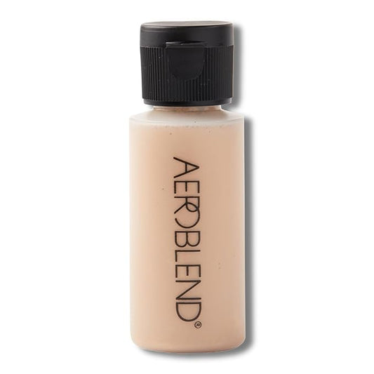 AEROBLEND Airbrush Foundation Makeup (N60) Professional, Water-Based, Buildable, Long-wearing, For all skin types, 1 oz