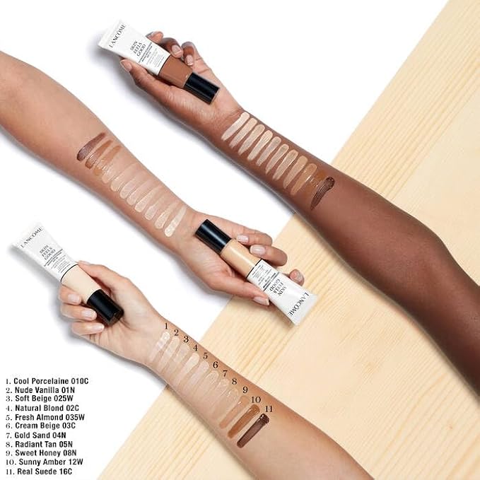 Lancôme Skin Feels Good Hydrating Tinted Moisturizer with SPF 23 - Oil-Free & Lightweight Foundation - Sheer Coverage with Healthy Glow Finish - 04N Golden Sand